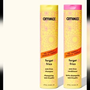Amika Forget Frizz Hair Care Duo Shampoo & Conditioner Set